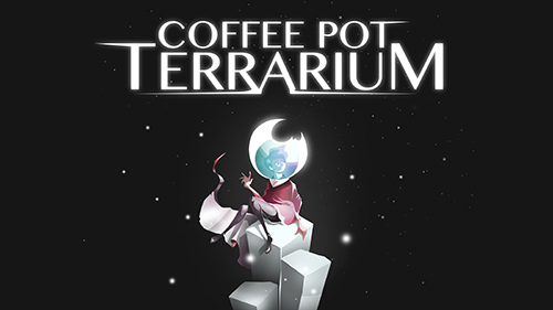 Coffee pot terrarium