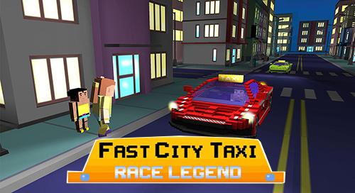 Ladda ner Fast city taxi race legend: Android Pixel art spel till mobilen och surfplatta.