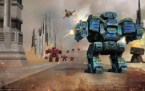 Futuristic war robots