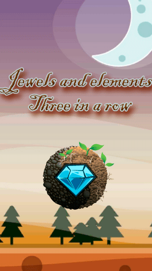 Ladda ner Jewels and elements: Three in a row: Android-spel till mobilen och surfplatta.