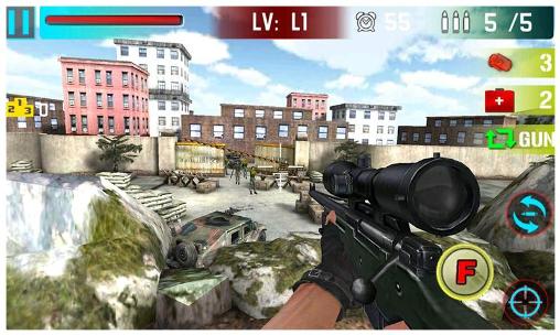 Sniper shoot war