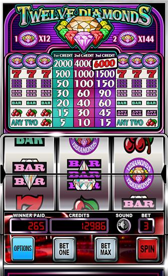 Twelve diamonds: Slot machine