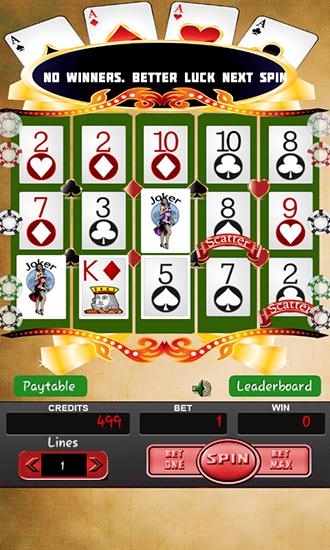 Video poker: Slot machine
