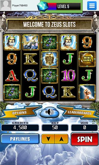 Zeus slots: Slot machines