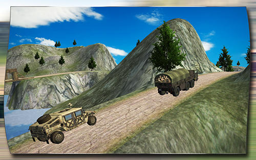 Army truck driver 3D