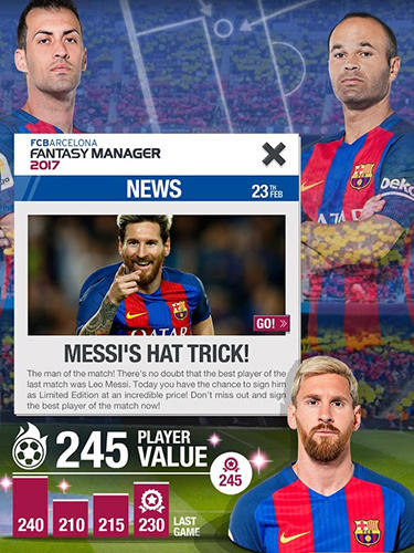 FC Barcelona fantasy manager 2017