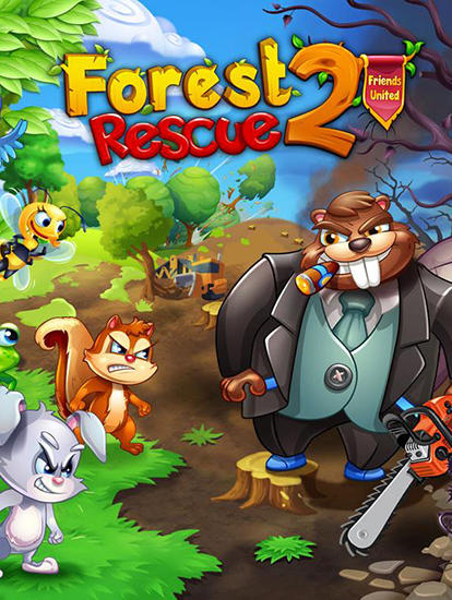 Ladda ner Forest rescue 2: Friends united: Android Match 3 spel till mobilen och surfplatta.