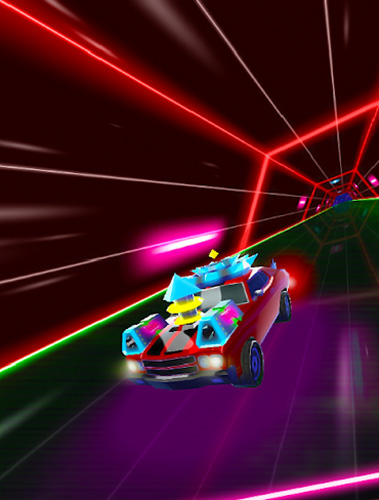 Neon drift: Retro arcade combat race