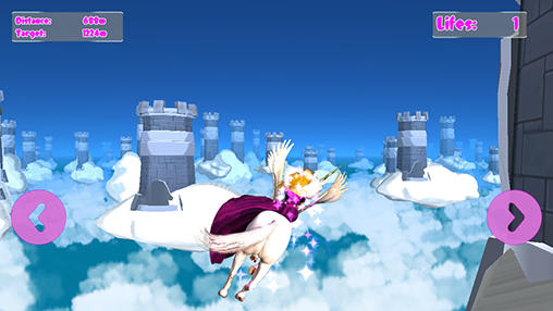Princess unicorn: Sky world run