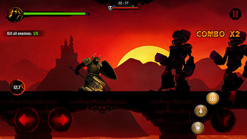 Shadow stickman: Dark rising. Ninja warriors