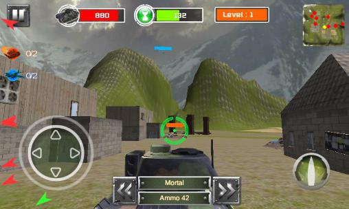 Battlefield of tanks 3D