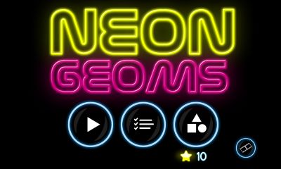 Ladda ner Neon Geoms: Android Arkadspel spel till mobilen och surfplatta.