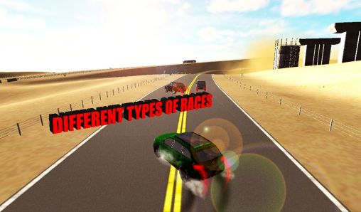 Rally SUV racing. Allroad 3D