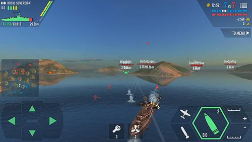 Battle of warships