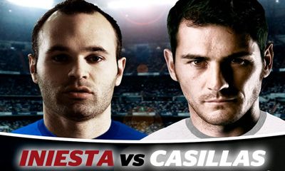 Ladda ner Iniesta VS. Casillas: Android Simulering spel till mobilen och surfplatta.