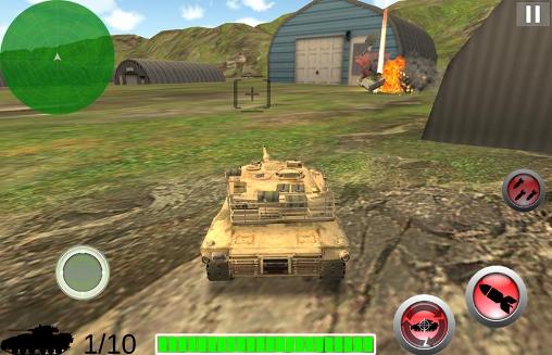 Modern battle tank: War