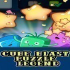 Med den aktuella spel Gears & Guts för Android ladda ner gratis Cube blast puzzle block: Puzzle legend till den andra mobiler eller surfplattan.