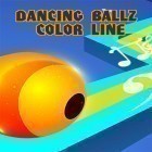 Med den aktuella spel Tahu bulat: Round tofu för Android ladda ner gratis Dancing ballz: Color line till den andra mobiler eller surfplattan.
