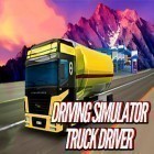 Med den aktuella spel Crazy square: Impossible run premium för Android ladda ner gratis Driving simulator: Truck driver till den andra mobiler eller surfplattan.