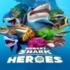 Med den aktuella spel Shark Dash för Android ladda ner gratis Hungry shark: Heroes till den andra mobiler eller surfplattan.