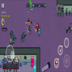 Med den aktuella spel Penguin Toss för Android ladda ner gratis Impostors vs Zombies: Survival till den andra mobiler eller surfplattan.