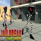 Med den aktuella spel CrazyShuttle för Android ladda ner gratis Jailbreak escape: Stickman's challenge till den andra mobiler eller surfplattan.