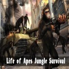 Med den aktuella spel Elevator simulator 3D för Android ladda ner gratis Life of apes: Jungle survival till den andra mobiler eller surfplattan.