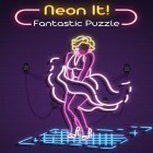 Med den aktuella spel The 7D: Mine train för Android ladda ner gratis Neon it! 3D light art puzzle till den andra mobiler eller surfplattan.
