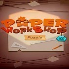 Med den aktuella spel Rocket car ball för Android ladda ner gratis Paper puzzle workshop till den andra mobiler eller surfplattan.