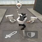 Med den aktuella spel Angry wolf simulator 3D för Android ladda ner gratis Toilet Fight till den andra mobiler eller surfplattan.