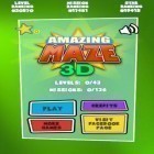 Med den aktuella spel Portal för Android ladda ner gratis Amazing Maze 3D Deluxe till den andra mobiler eller surfplattan.