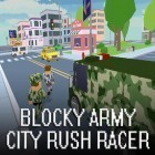 Med den aktuella spel Hero siege för Android ladda ner gratis Blocky army: City rush racer till den andra mobiler eller surfplattan.