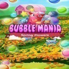 Med den aktuella spel Frodo Pazzle Adventure för Android ladda ner gratis Bubble mania: Spring flowers till den andra mobiler eller surfplattan.