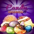 Med den aktuella spel Stickman flip diving för Android ladda ner gratis Candy adventure till den andra mobiler eller surfplattan.
