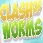 Med den aktuella spel Turbo Grannies för Android ladda ner gratis Clash of worms till den andra mobiler eller surfplattan.