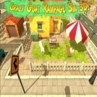 Med den aktuella spel Biofrenzy: Frag The Zombies för Android ladda ner gratis Crazy goat rampage sim 3D till den andra mobiler eller surfplattan.