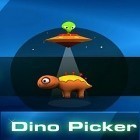 Med den aktuella spel Mad puppet racing: Big hill för Android ladda ner gratis Dino Picker till den andra mobiler eller surfplattan.