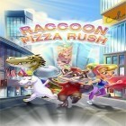 Med den aktuella spel Block City wars: Mine mini shooter för Android ladda ner gratis Raccoon pizza rush till den andra mobiler eller surfplattan.