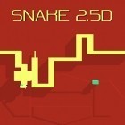 Med den aktuella spel Heroglyphs för Android ladda ner gratis Snake 2.5D till den andra mobiler eller surfplattan.