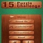 Med den aktuella spel Iron Wars för Android ladda ner gratis 15 Puzzle Challenge till den andra mobiler eller surfplattan.