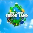 Med den aktuella spel Sweet meat för Android ladda ner gratis Brain puzzle: Color land till den andra mobiler eller surfplattan.