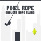 Med den aktuella spel World at Risk för Android ladda ner gratis Pixel rope: Endless rope swing till den andra mobiler eller surfplattan.