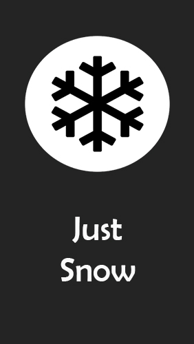 Just snow – Photo effects gratis appar att ladda ner på Android-mobiler och surfplattor.