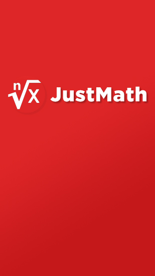 Ladda ner JustMath till Android gratis.