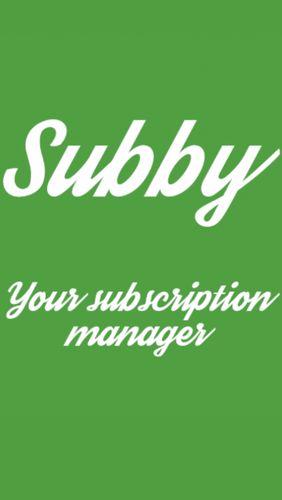 Ladda ner Subby - The Subscription Manager till Android gratis.
