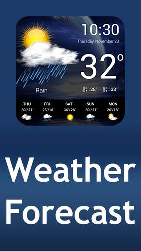 Ladda ner Weather forecast till Android gratis.