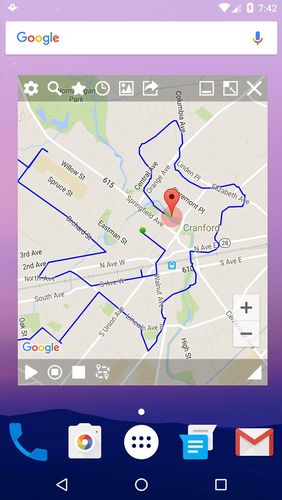 Floater: Fake GPS location