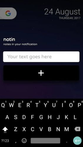 Notin - notes in notification