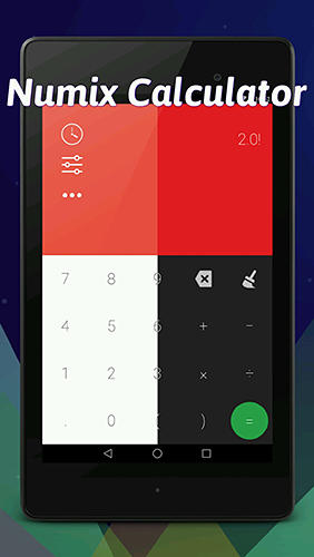Numix calculator gratis appar att ladda ner på Android 4.1 mobiler och surfplattor.