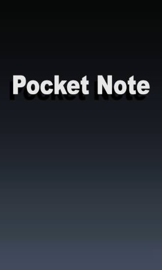 Pocket Note gratis appar att ladda ner på Android 1.6 mobiler och surfplattor.